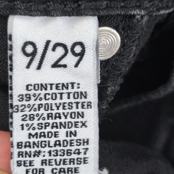 Celebrity Pink jeans women youth size 9/29 black curvy skinny stretch high-waist - Picture 6 of 14